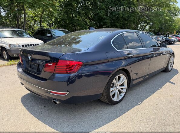 WBA5B3C55GG257873 2016 BMW 5 SERIES Blue Rear right