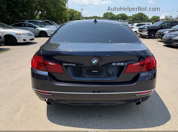 WBA5B3C55GG257873 2016 BMW 5 SERIES Blue Rear view