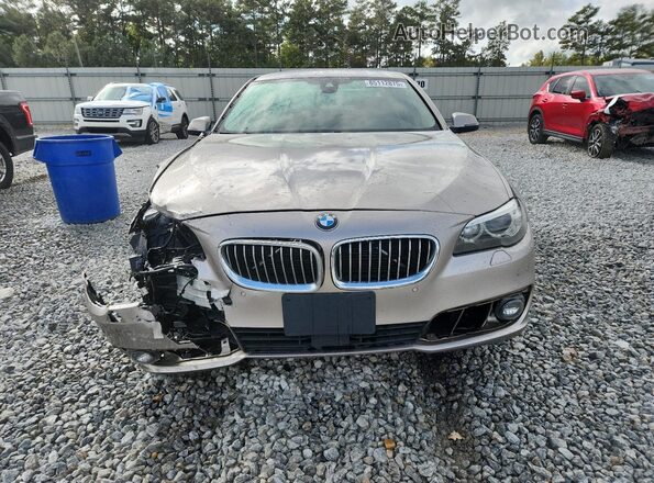 WBA5B3C55GG261017 2016 BMW 5 SERIES Silver Widok z przodu