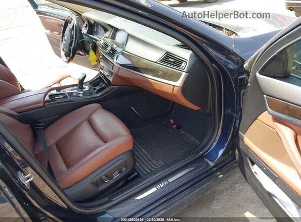 WBA5B3C56GG253606 2016 BMW 5 SERIES Синий Вид салона спереди
