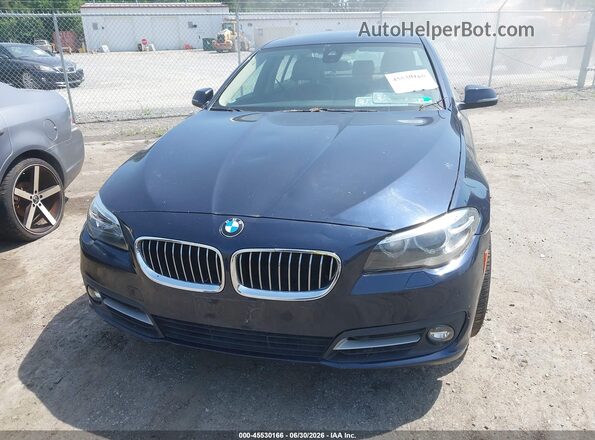 WBA5B3C56GG253606 2016 BMW 5 SERIES Синий Вид спереди