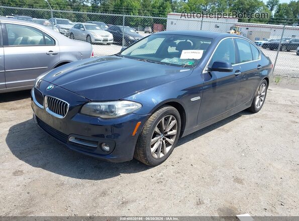 WBA5B3C56GG253606 2016 BMW 5 SERIES Синий Передняя левая четверть