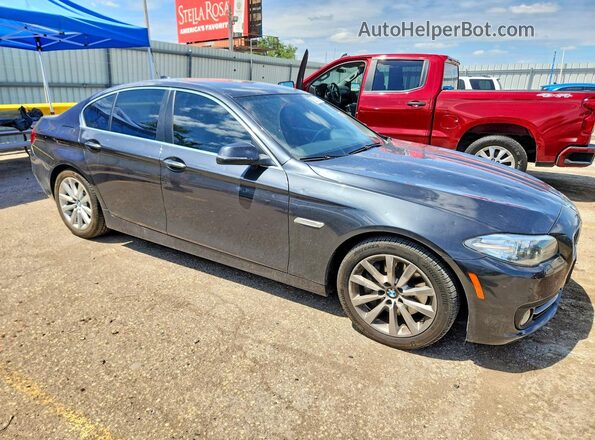 WBA5B3C56GG256859 2016 BMW 5 SERIES Черный Передняя правая четверть