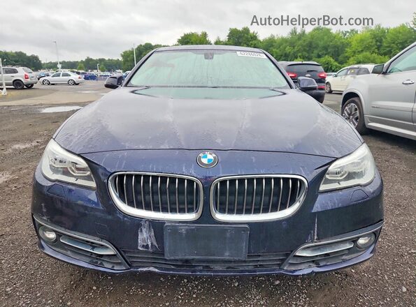 WBA5B3C57GG257020 2016 BMW 5 SERIES Blue წინა ხედი