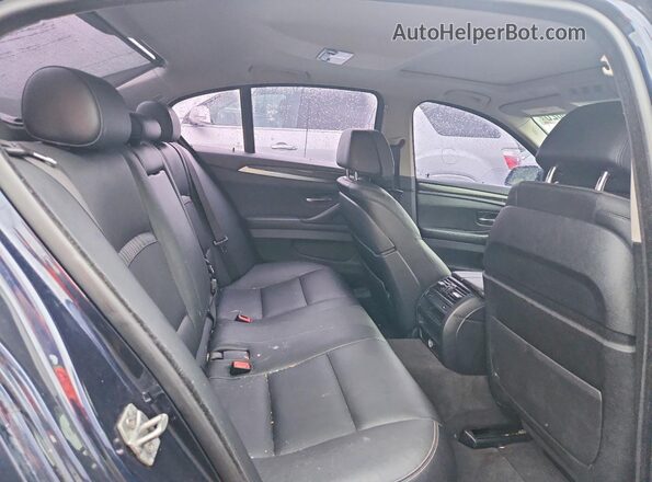 WBA5B3C57GG257020 2016 BMW 5 SERIES Blue უკანა სავარძლების ხედი