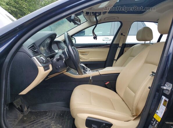 WBA5B3C59GG256080 2016 BMW 5 SERIES Blue წინა სალონის ხედი