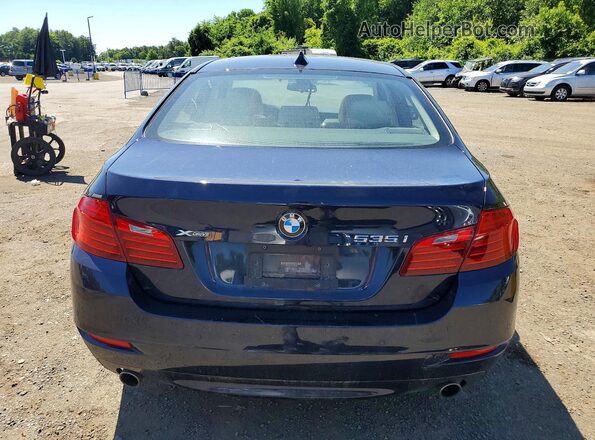 WBA5B3C59GG256080 2016 BMW 5 SERIES Blue უკანა ხედი