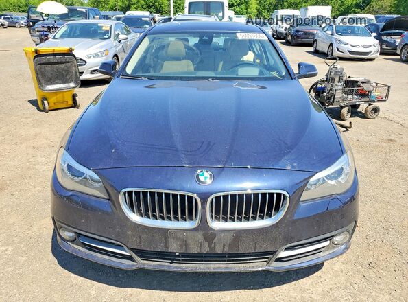 WBA5B3C59GG256080 2016 BMW 5 SERIES Blue წინა ხედი