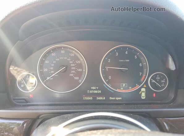 WBA5B3C59GG260114 2016 BMW 5 SERIES Gray Սարքավորումների վահանակի տեսք