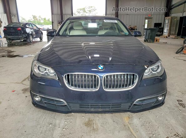 WBA5B3C5XGD549035 2016 BMW 5 SERIES Blue Вид спереду