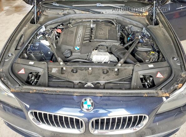 WBA5B3C5XGD549035 2016 BMW 5 SERIES Blue Вид задньої частини салону