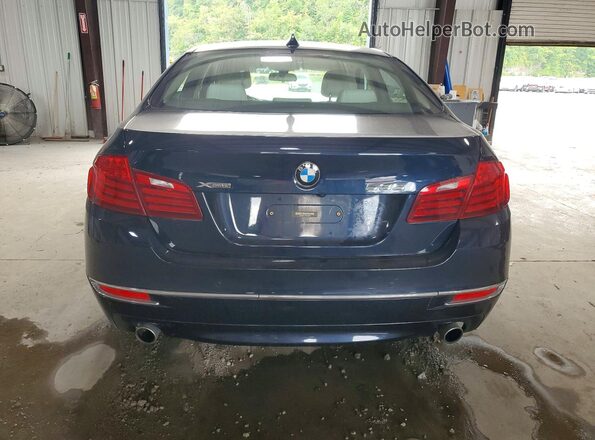 WBA5B3C5XGD549035 2016 BMW 5 SERIES Blue Вид ззаду