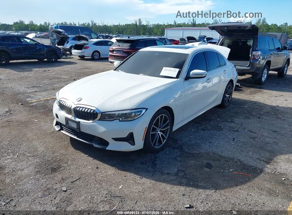 WBA5P7C09MFL25378 2021 BMW 3 SERIES White Przód lewy