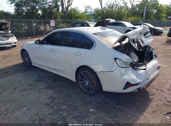 WBA5P7C09MFL25378 2021 BMW 3 SERIES White Tył lewy