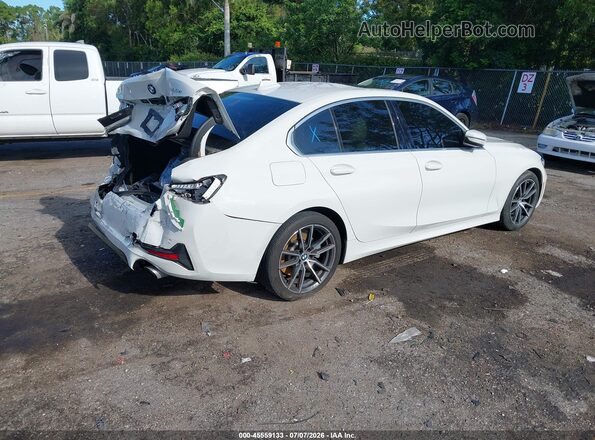 WBA5P7C09MFL25378 2021 BMW 3 SERIES White Tył prawy