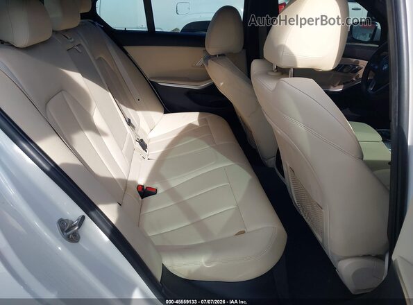 WBA5P7C09MFL25378 2021 BMW 3 SERIES White Widok naklejki z numerem VIN