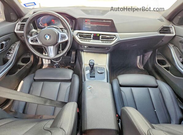 WBA5R1C01LFH48898 2020 BMW 3 SERIES Blue Առջևի վահանակի տեսք