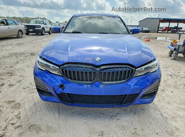 WBA5R1C01LFH48898 2020 BMW 3 SERIES Blue Դիմացի տեսք