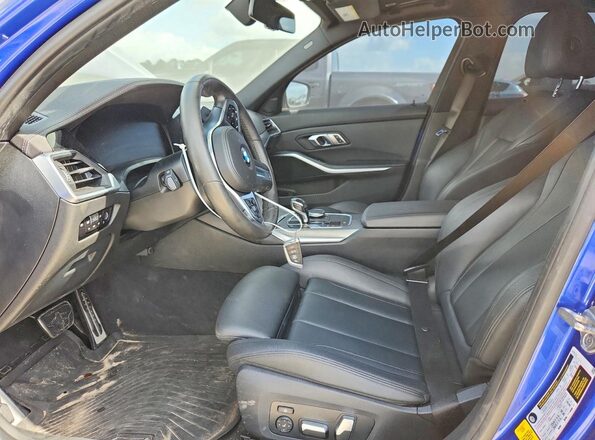 WBA5R1C01LFH48898 2020 BMW 3 SERIES Blue Սալոնի դիմացի տեսք