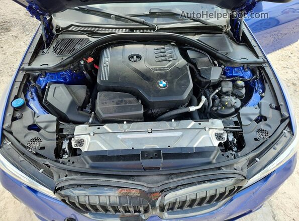 WBA5R1C01LFH48898 2020 BMW 3 SERIES Blue Սալոնի հետևի տեսք