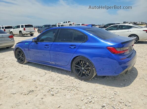 WBA5R1C50KAE81311 2019 BMW 3 SERIES Blue Հետևի ձախ