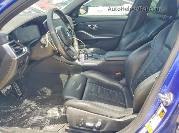 WBA5R1C50KAE81311 2019 BMW 3 SERIES Blue Սալոնի դիմացի տեսք