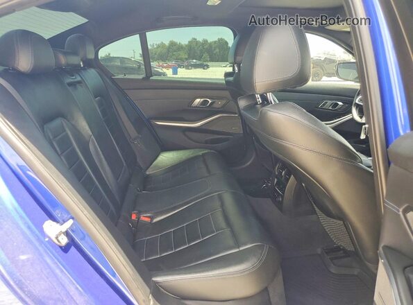 WBA5R1C50KAE81311 2019 BMW 3 SERIES Blue Հետևի նստատեղերի տեսք