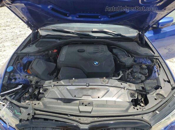 WBA5R1C50KAE81311 2019 BMW 3 SERIES Blue Սալոնի հետևի տեսք