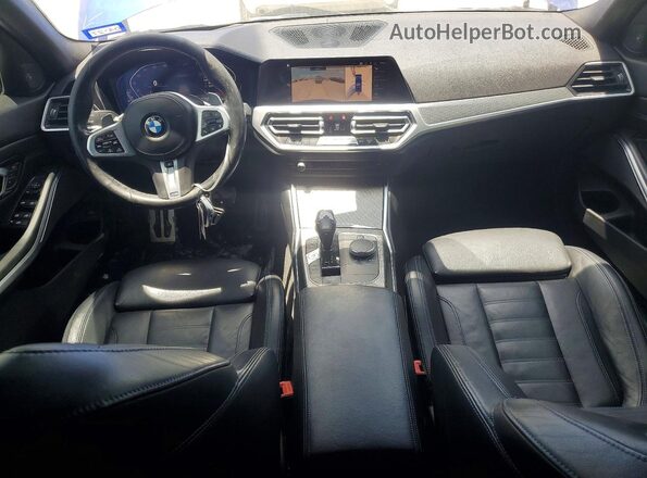 WBA5R1C50KAE81311 2019 BMW 3 SERIES Blue Առջևի վահանակի տեսք