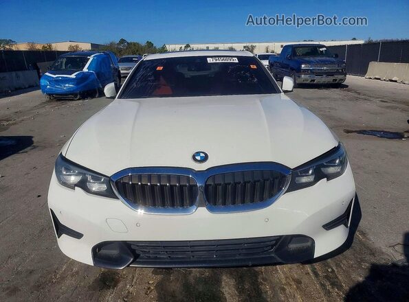 WBA5R1C50KAK12741 2019 BMW 3 SERIES Белый Вид спереди