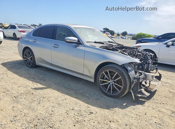 WBA5R1C52KAJ98549 2019 BMW 3 SERIES Silver Front right