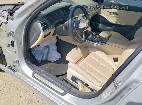 WBA5R1C52KAJ98549 2019 BMW 3 SERIES Silver Dashboard view
