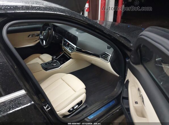 WBA5R1C52KAJ99071 2019 BMW 3 SERIES Black წინა სალონის ხედი