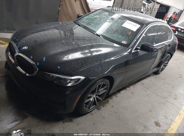 WBA5R1C52KAJ99071 2019 BMW 3 SERIES Black წინა მარცხენა ხედი სამი მეოთხედიდან