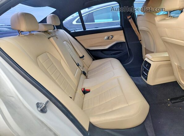 WBA5R1C53KAK08165 2019 BMW 3 SERIES White Rear seats view