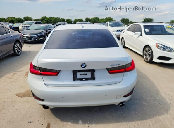 WBA5R1C53KAK08165 2019 BMW 3 SERIES White Rear view