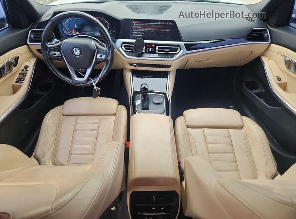 WBA5R1C53KAK08165 2019 BMW 3 SERIES White Dashboard view