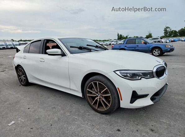 WBA5R1C55KAE82213 2019 BMW 3 SERIES White Delantero derecho