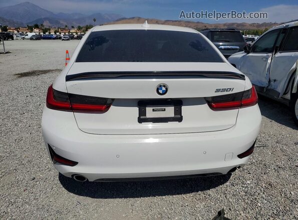 WBA5R1C55KAK09348 2019 BMW 3 SERIES White Вид ззаду