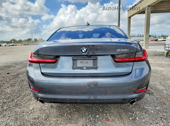 WBA5R1C56KAJ98439 2019 BMW 3 SERIES Gray უკანა ხედი