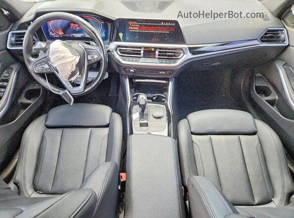 WBA5R1C56KAJ98439 2019 BMW 3 SERIES Gray წინა პანელის ხედი