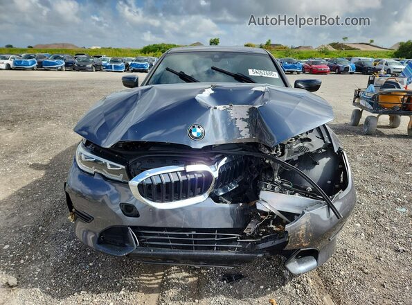WBA5R1C56KAJ98439 2019 BMW 3 SERIES Gray წინა ხედი