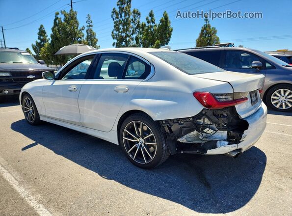 WBA5R1C57KAJ99390 2019 BMW 3 SERIES White Trasero izquierdo