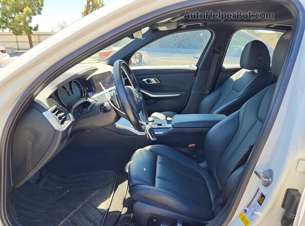 WBA5R1C57KAJ99390 2019 BMW 3 SERIES White Vista interior delantera