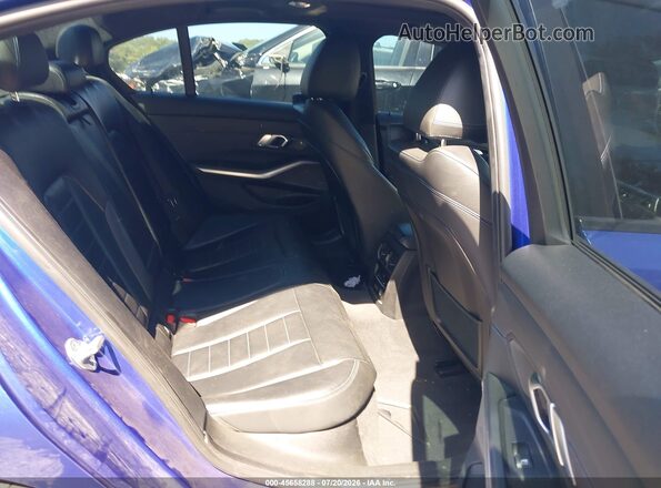 WBA5R1C58KAE81315 2019 BMW 3 SERIES Blue VIN კოდის სტიკერის ხედი