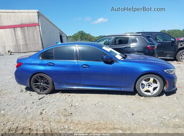 WBA5R1C58KAE81315 2019 BMW 3 SERIES Blue უკანა სალონის ხედი