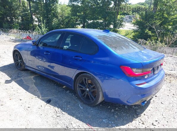 WBA5R1C58KAE81315 2019 BMW 3 SERIES Blue უკანა მარცხენა
