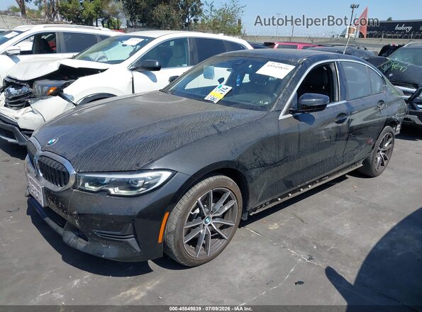 WBA5R1C5XKAJ99755 2019 BMW 3 SERIES Black Vista tres cuartos delantera izquierda