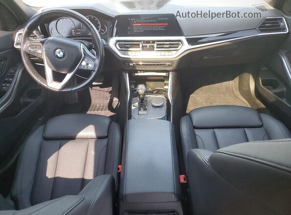 WBA5R1C5XKAK06901 2019 BMW 3 SERIES Black Առջևի վահանակի տեսք