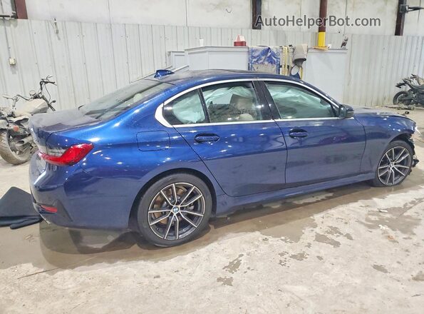 WBA5R7C03LFH45858 2020 BMW 3 SERIES Blue Tył prawy